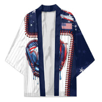 Custom Dripping Baseball United States Kimono