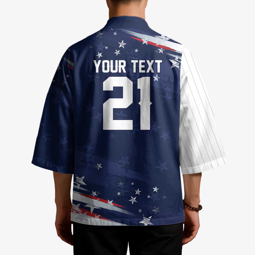 Custom Dripping Baseball United States Kimono
