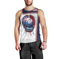 Custom Dripping Baseball United States Men Tank Top