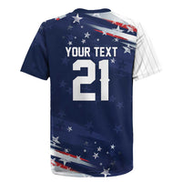 Custom Dripping Baseball United States Rugby Jersey