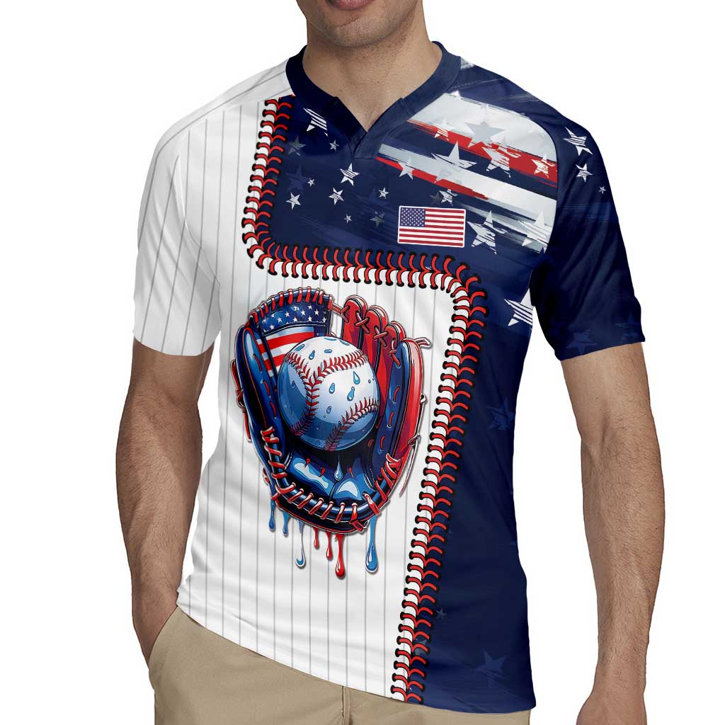 Custom Dripping Baseball United States Rugby Jersey