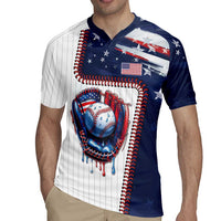 Custom Dripping Baseball United States Rugby Jersey