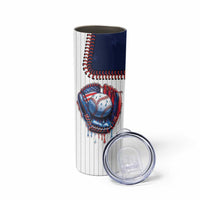 Custom Dripping Baseball United States Skinny Tumbler