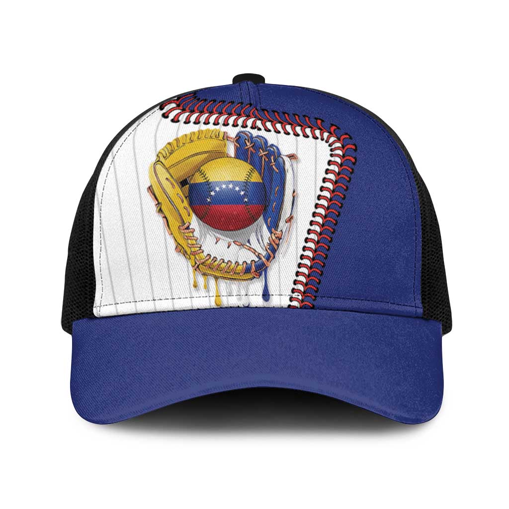 Dripping Baseball Venezuela Baseball Net Cap
