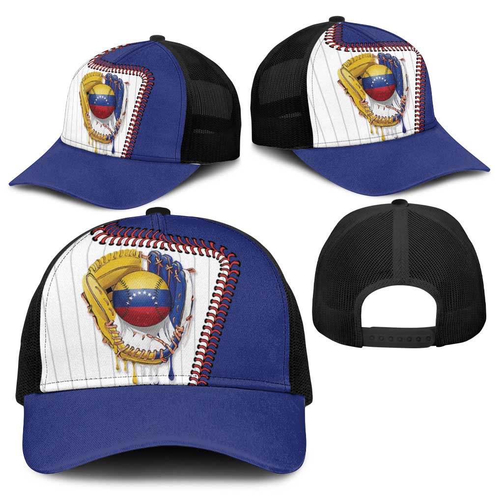 Dripping Baseball Venezuela Baseball Net Cap