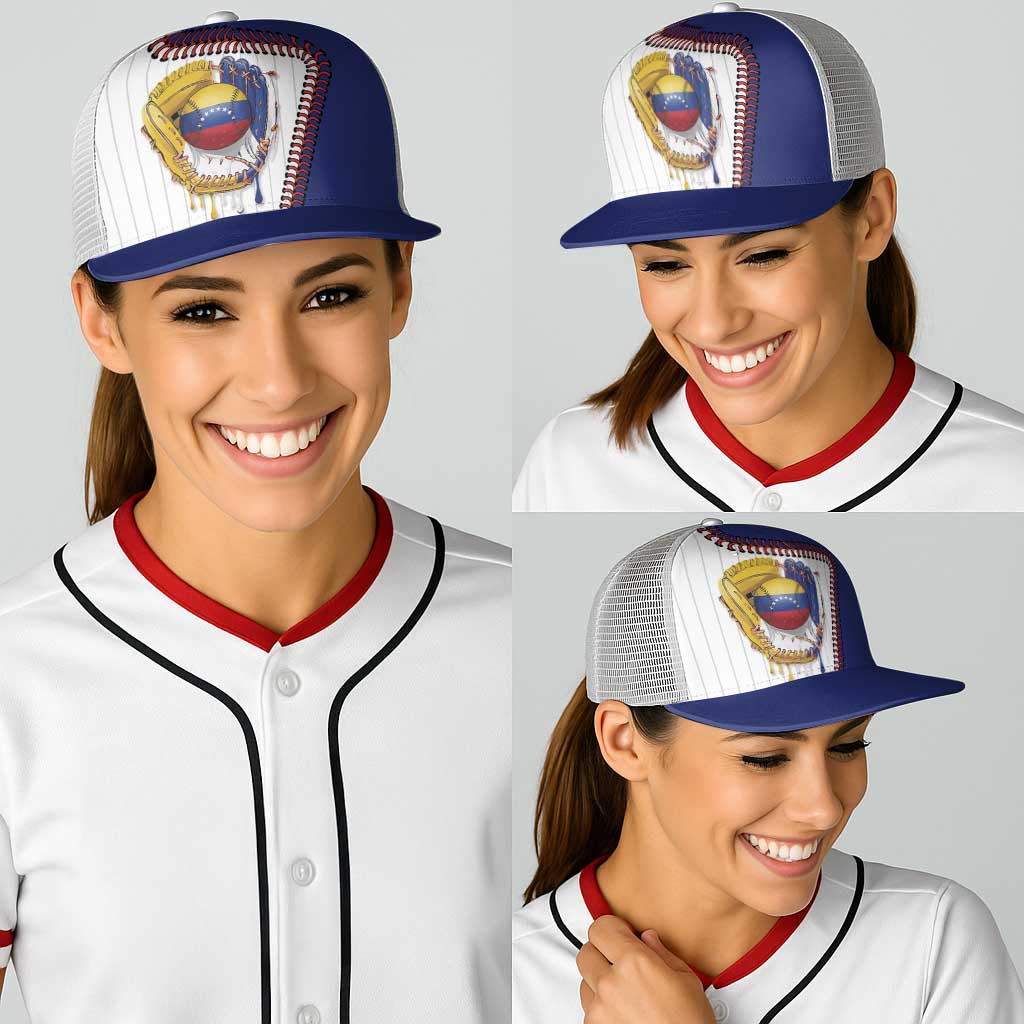 Dripping Baseball Venezuela Baseball Net Cap