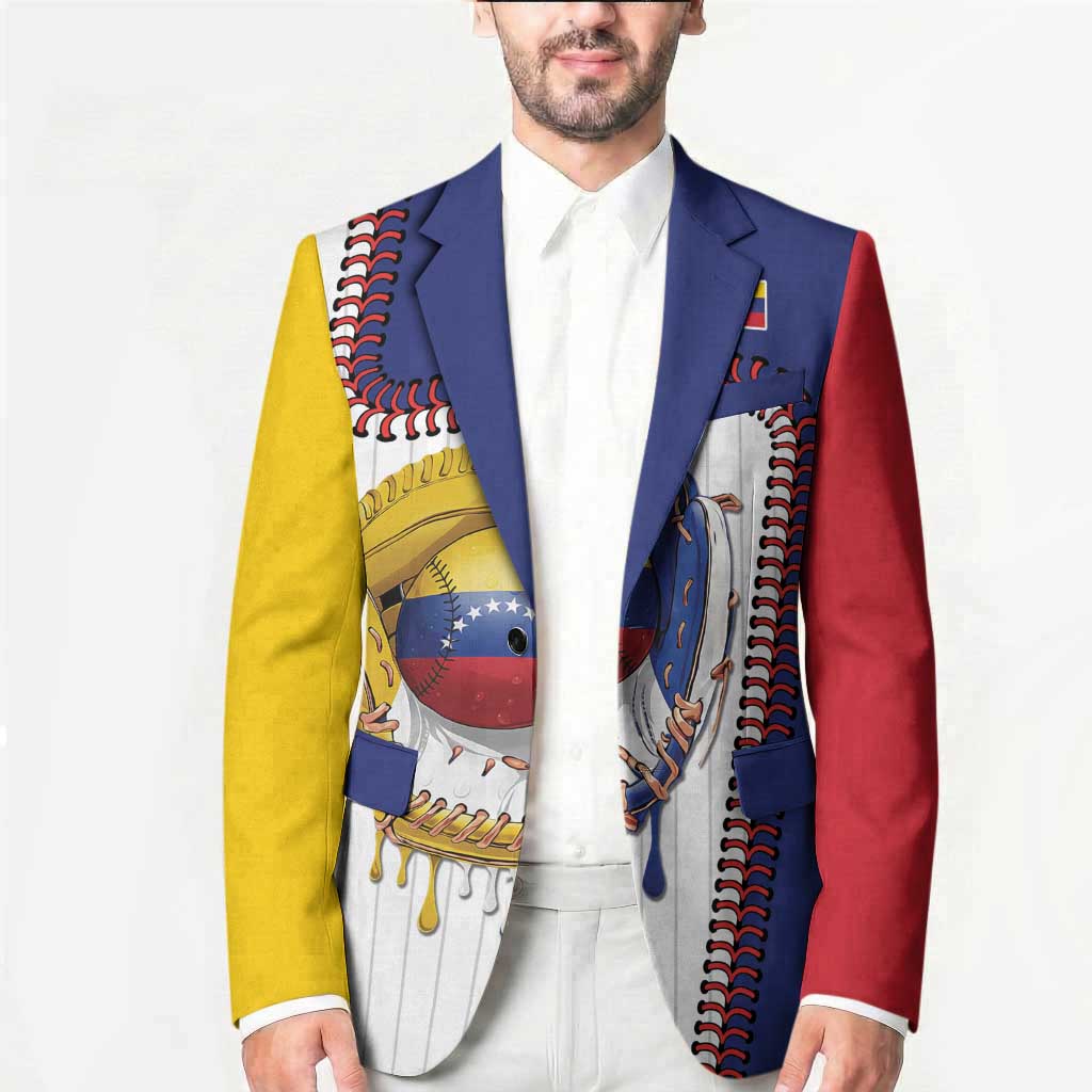 Custom Dripping Baseball Venezuela Blazer