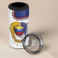 Custom Dripping Baseball Venezuela 4 in 1 Can Cooler Tumbler