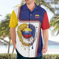 Custom Dripping Baseball Venezuela Hawaiian Shirt