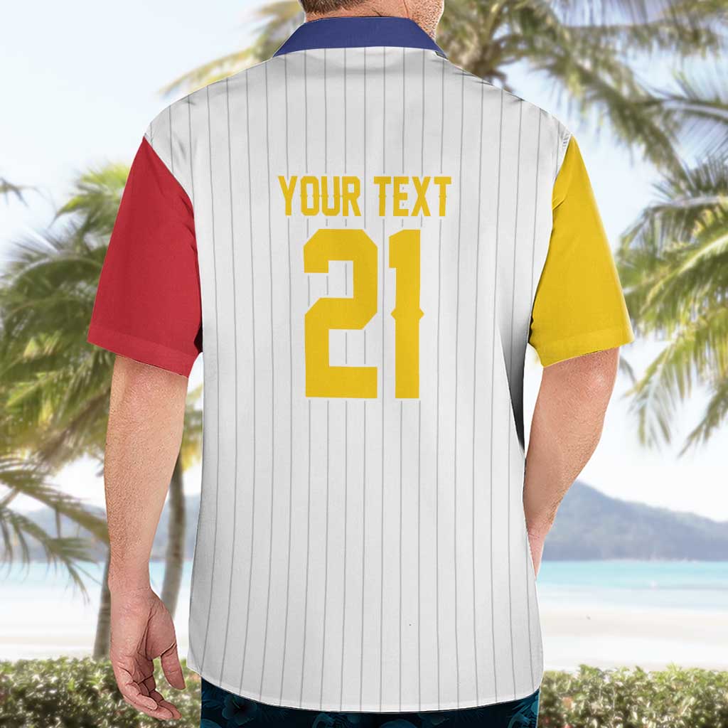 Custom Dripping Baseball Venezuela Hawaiian Shirt