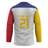 Custom Dripping Baseball Venezuela Hockey Jersey