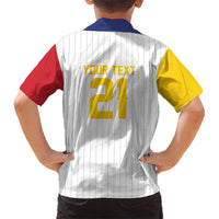 Custom Dripping Baseball Venezuela Kid Hawaiian Shirt