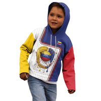 Custom Dripping Baseball Venezuela Kid Hoodie