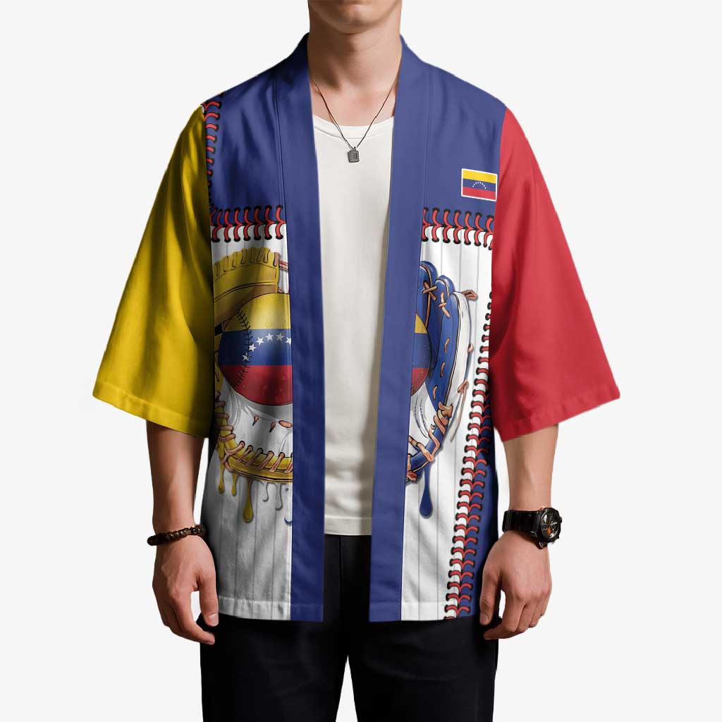 Custom Dripping Baseball Venezuela Kimono