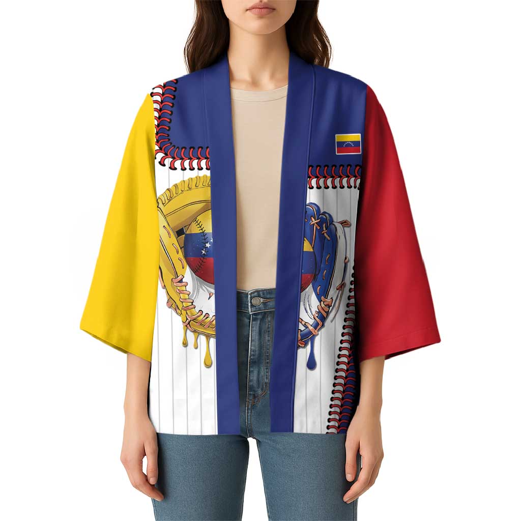Custom Dripping Baseball Venezuela Kimono