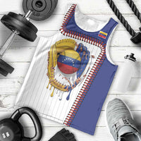 Custom Dripping Baseball Venezuela Men Tank Top