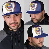 Dripping Baseball Venezuela Mesh Trucker Cap