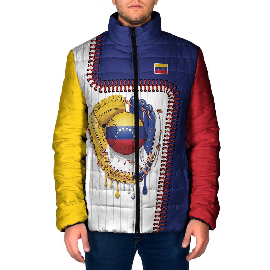 Custom Dripping Baseball Venezuela Padded Jacket