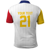 Custom Dripping Baseball Venezuela Polo Shirt