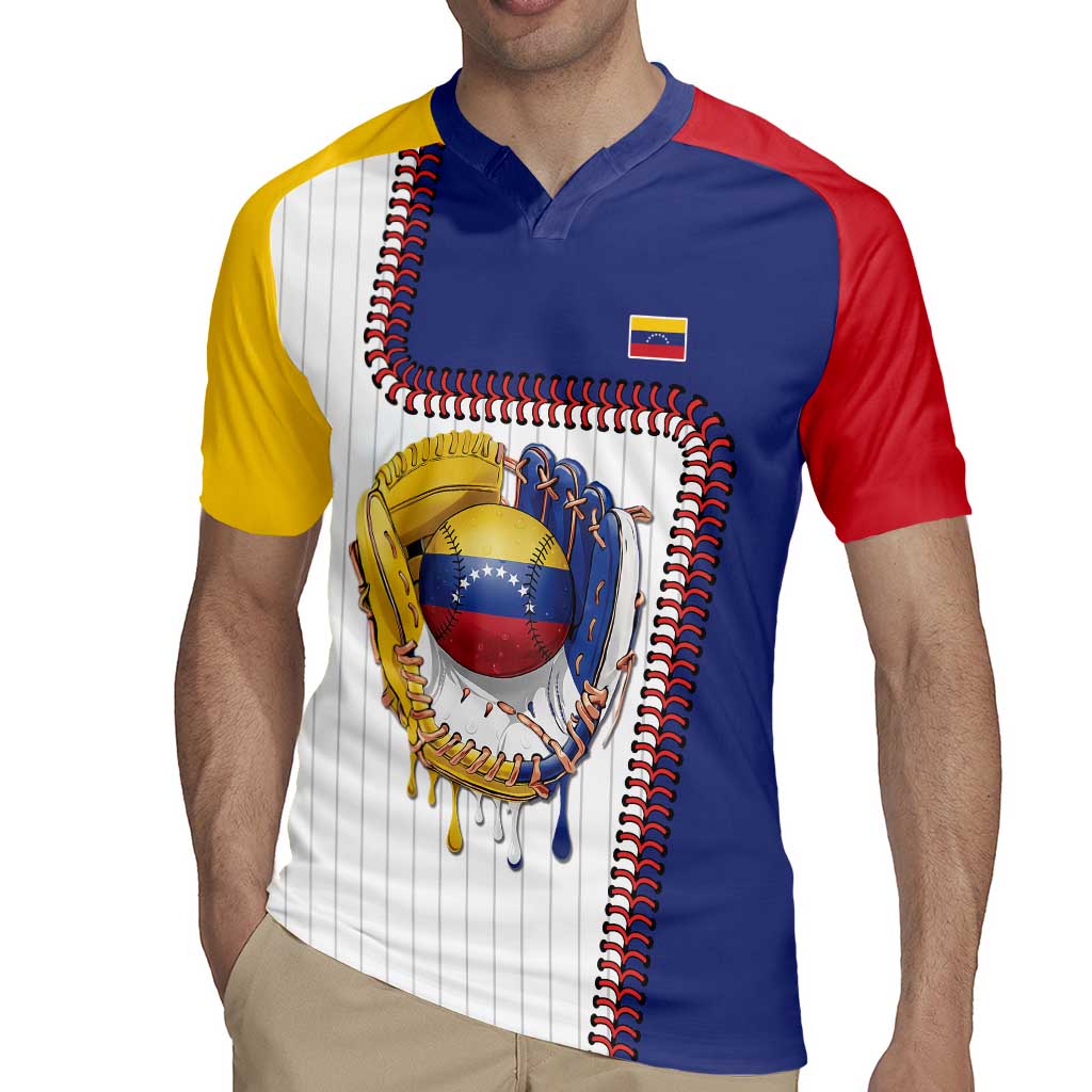 Custom Dripping Baseball Venezuela Rugby Jersey