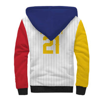 Custom Dripping Baseball Venezuela Sherpa Hoodie