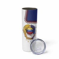Custom Dripping Baseball Venezuela Skinny Tumbler