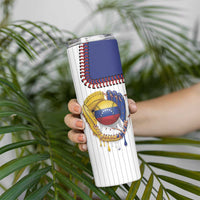 Custom Dripping Baseball Venezuela Skinny Tumbler