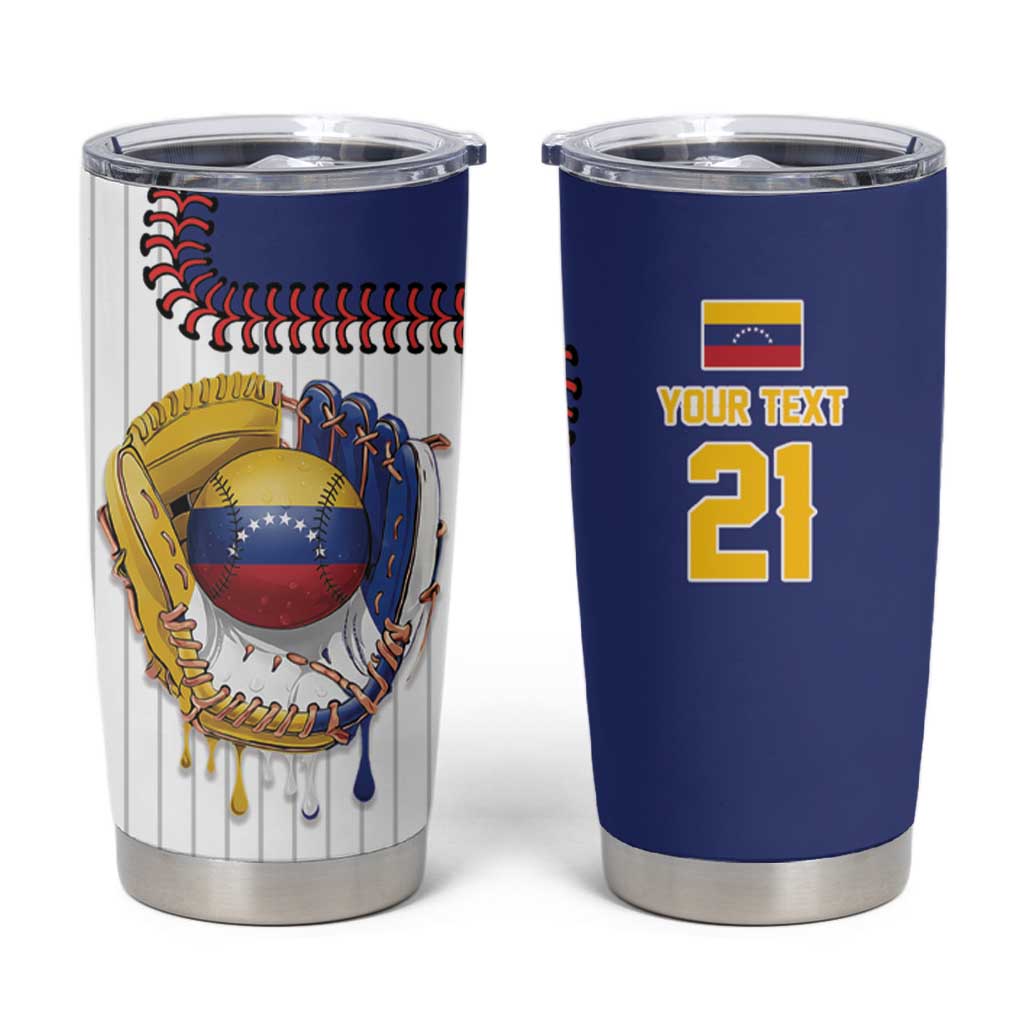 Custom Dripping Baseball Venezuela Tumbler Cup