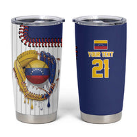 Custom Dripping Baseball Venezuela Tumbler Cup