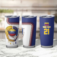 Custom Dripping Baseball Venezuela Tumbler Cup