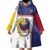 Custom Dripping Baseball Venezuela Wearable Blanket Hoodie