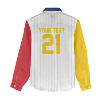 Custom Dripping Baseball Venezuela Women Casual Shirt