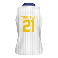 Custom Dripping Baseball Venezuela Women Sleeveless Polo Shirt