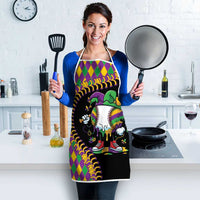 Dripping Baseball Mardi Gras Apron Throw me Something Mister!