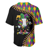 Dripping Baseball Mardi Gras Baseball Jersey Throw me Something Mister!