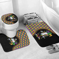Dripping Baseball Mardi Gras Bathroom Set Throw me Something Mister!