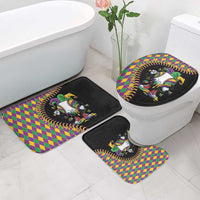 Dripping Baseball Mardi Gras Bathroom Set Throw me Something Mister!