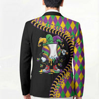 Dripping Baseball Mardi Gras Blazer Throw me Something Mister!