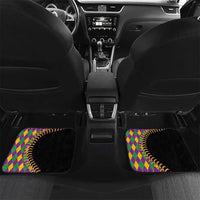 Dripping Baseball Mardi Gras Car Mats Throw me Something Mister!
