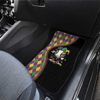 Dripping Baseball Mardi Gras Car Mats Throw me Something Mister!