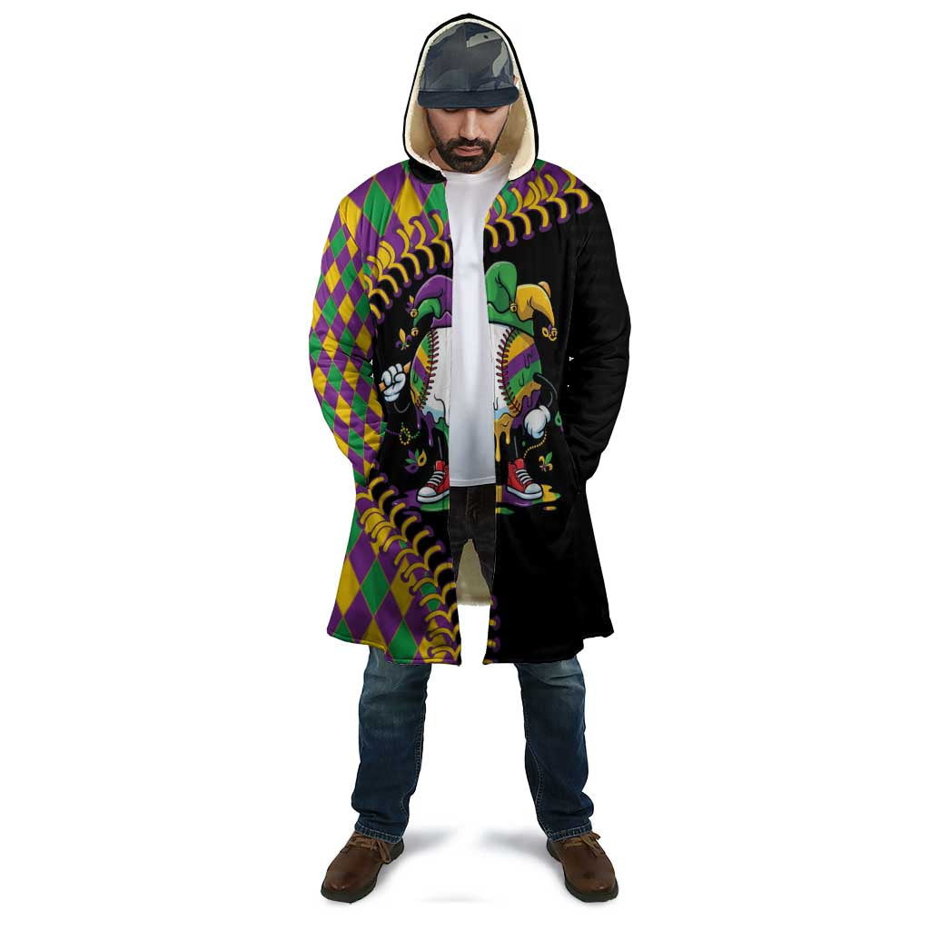 Dripping Baseball Mardi Gras Cloak Throw me Something Mister!
