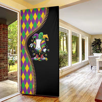 Dripping Baseball Mardi Gras Door Cover Throw me Something Mister!