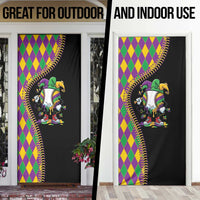 Dripping Baseball Mardi Gras Door Cover Throw me Something Mister!