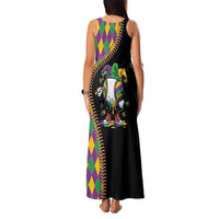 Dripping Baseball Mardi Gras Family Matching Tank Maxi Dress and Hawaiian Shirt Throw me Something Mister!