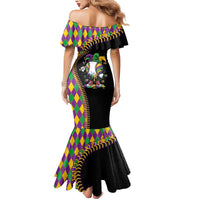 Dripping Baseball Mardi Gras Mermaid Dress Throw me Something Mister!