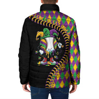 Dripping Baseball Mardi Gras Padded Jacket Throw me Something Mister!