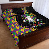 Dripping Baseball Mardi Gras Quilt Bed Set Throw me Something Mister!