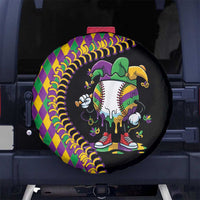 Dripping Baseball Mardi Gras Spare Tire Cover Throw me Something Mister!
