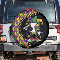 Dripping Baseball Mardi Gras Spare Tire Cover Throw me Something Mister!