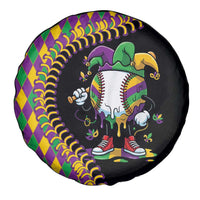 Dripping Baseball Mardi Gras Spare Tire Cover Throw me Something Mister!